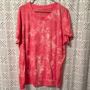 Lane Bryant pink tie dye Livi top size 18/20 GUC